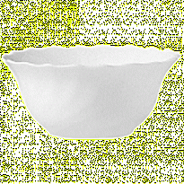 Салатник «Трианон», стекло, 300мл, D=125,H=55мм, белый